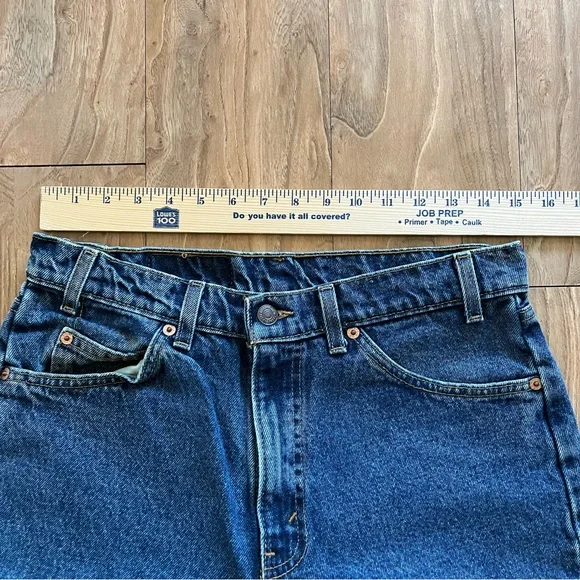 Vintage 90s Levi's orange tabs 550 made in USA denim pants - Picture 6 of 7